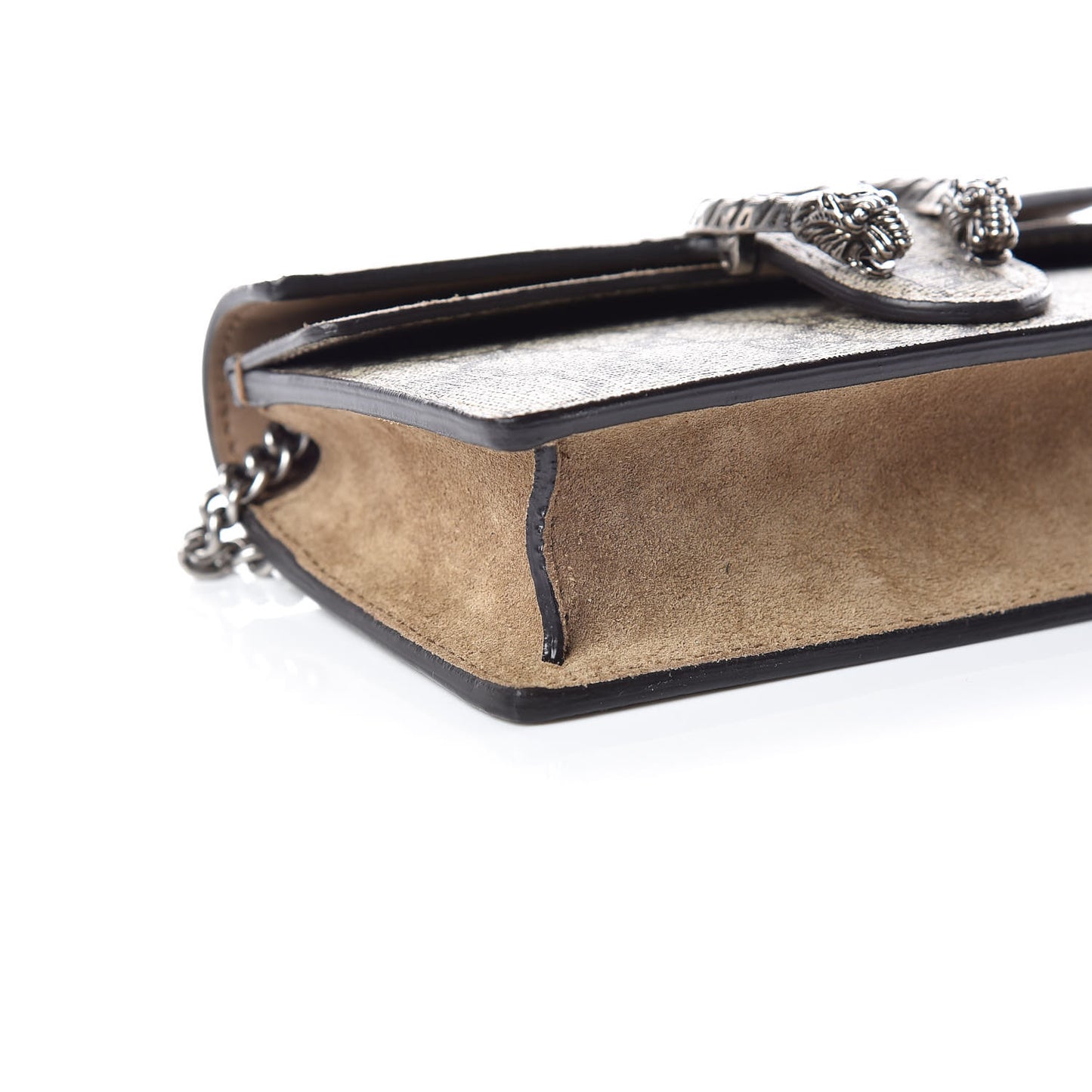 GG Supreme Monogram Super Mini Dionysus Shoulder Bag Taupe