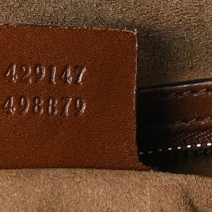 Gucci GG Supreme Monogram Linea A Foldover Tote Brown 7 of 11