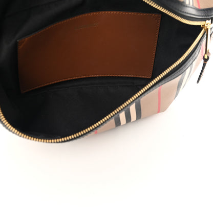 Burberry E-Canvas Icon Stripe Sonny Bum Bag Archive Beige 5 of 13
