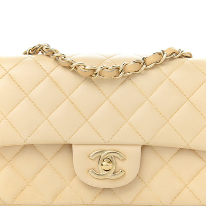 Chanel Lambskin Quilted Mini Rectangular Flap Beige 10 of 11