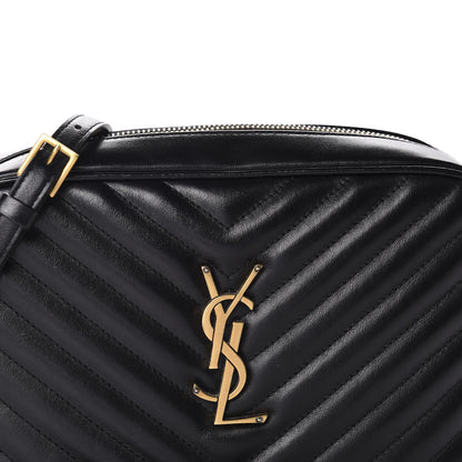 Saint Laurent Calfskin Matelasse Monogram Lou Camera Bag Black 10 of 10