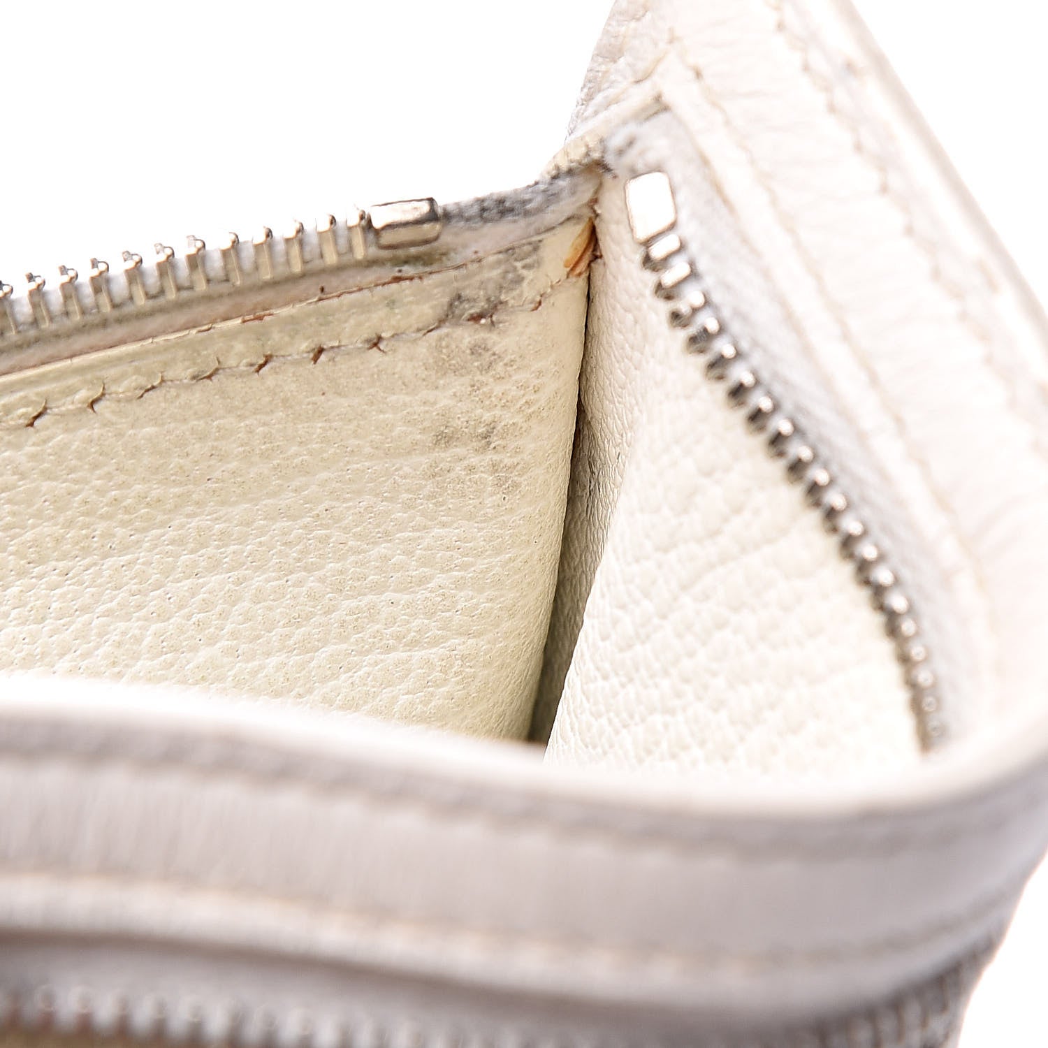 Hermes Evergrain Zip Zap White 9 of 20