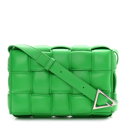 Bottega Veneta Nappa Maxi Intreccio Padded Cassette Crossbody Bag Grass 1 of 10