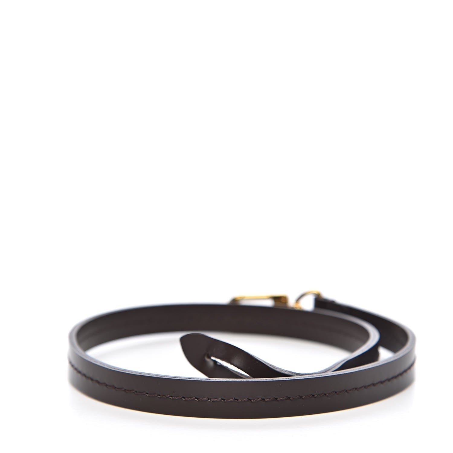 Louis Vuitton Calfskin Pochette Accessories Strap Brown 2 of 3