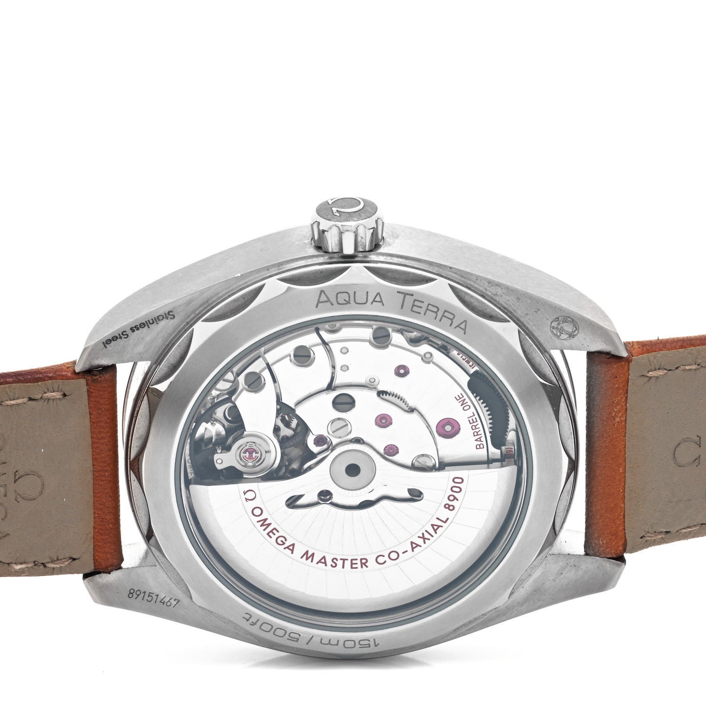 Stainless Steel Calfskin 41mm Seamaster Aqua Terra 150M Co-Axial Master Chronometer Automatic Watch 220.12.41.21.02.001