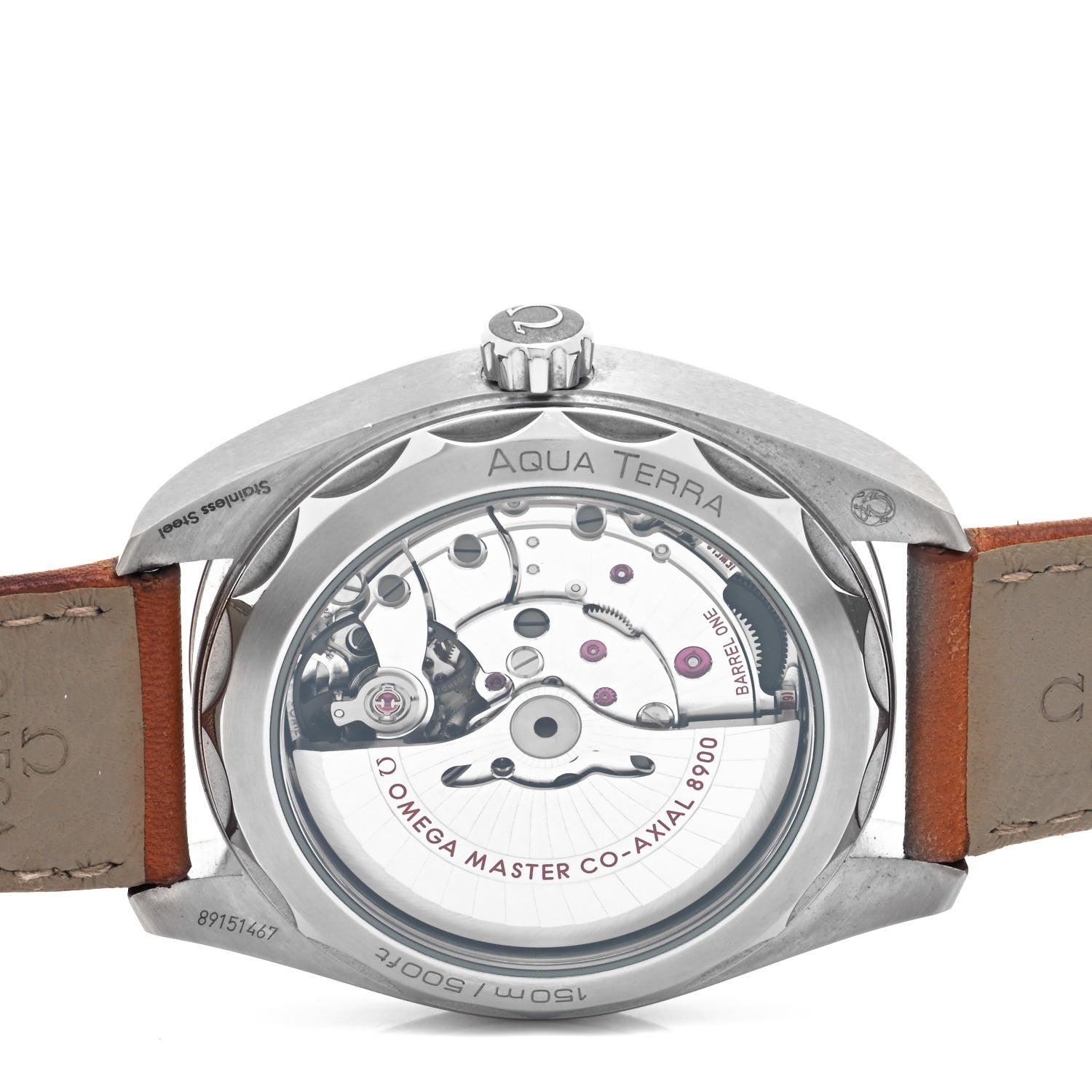 Omega Stainless Steel Calfskin 41mm Seamaster Aqua Terra 150M Co-Axial Master Chronometer Automatic Watch 220.12.41.21.02.001 4 of 5