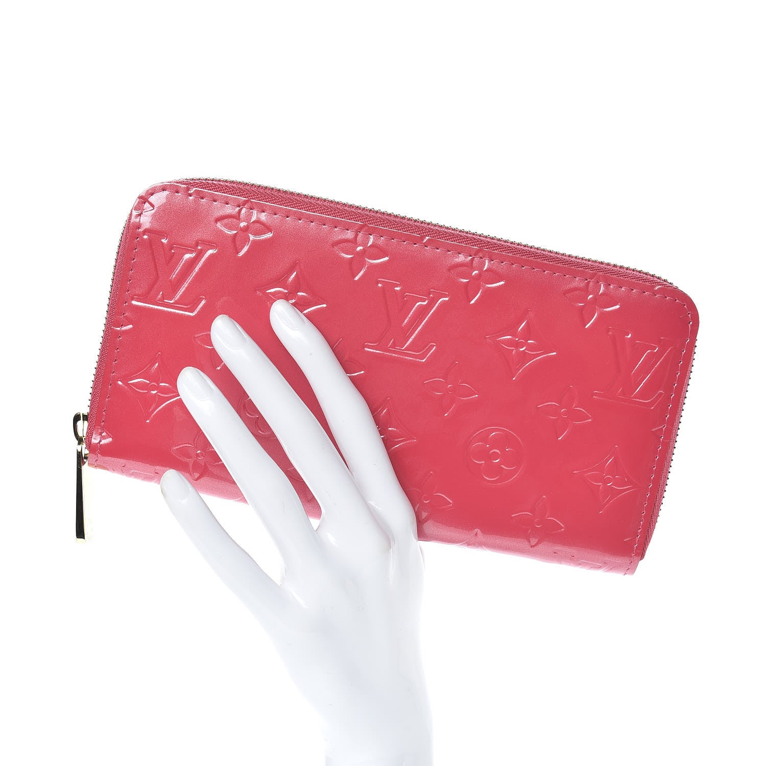 Louis Vuitton Vernis Zippy Wallet Framboise 2 of 8