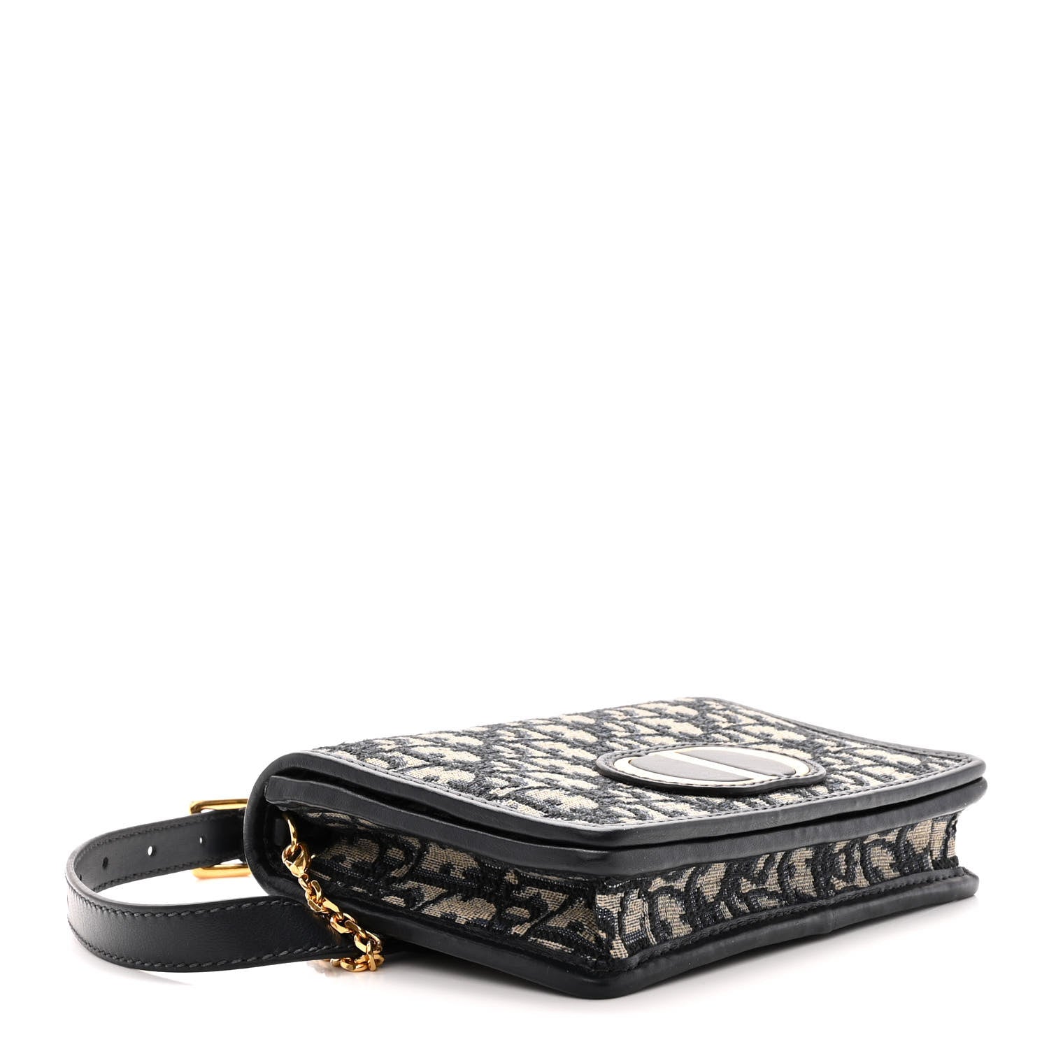 Christian Dior Oblique 30 Montaigne 2-In-1 Pouch Blue 4 of 10