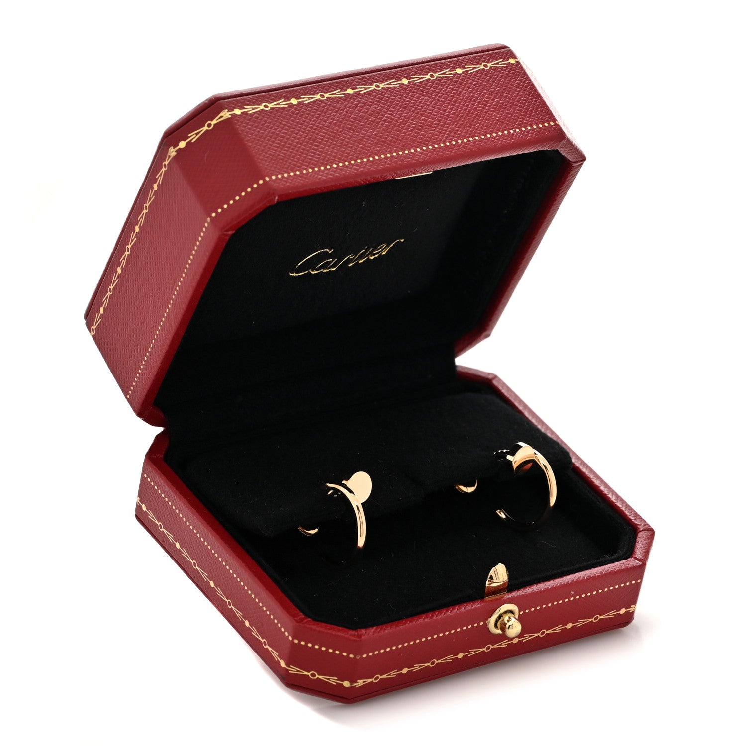 Cartier 18K Yellow Gold Juste Un Clou Hoop Earrings 5 of 5