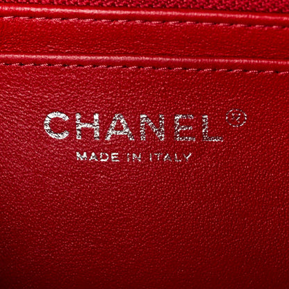 Chanel Lambskin Quilted Mini Rectangular Flap Red 6 of 11