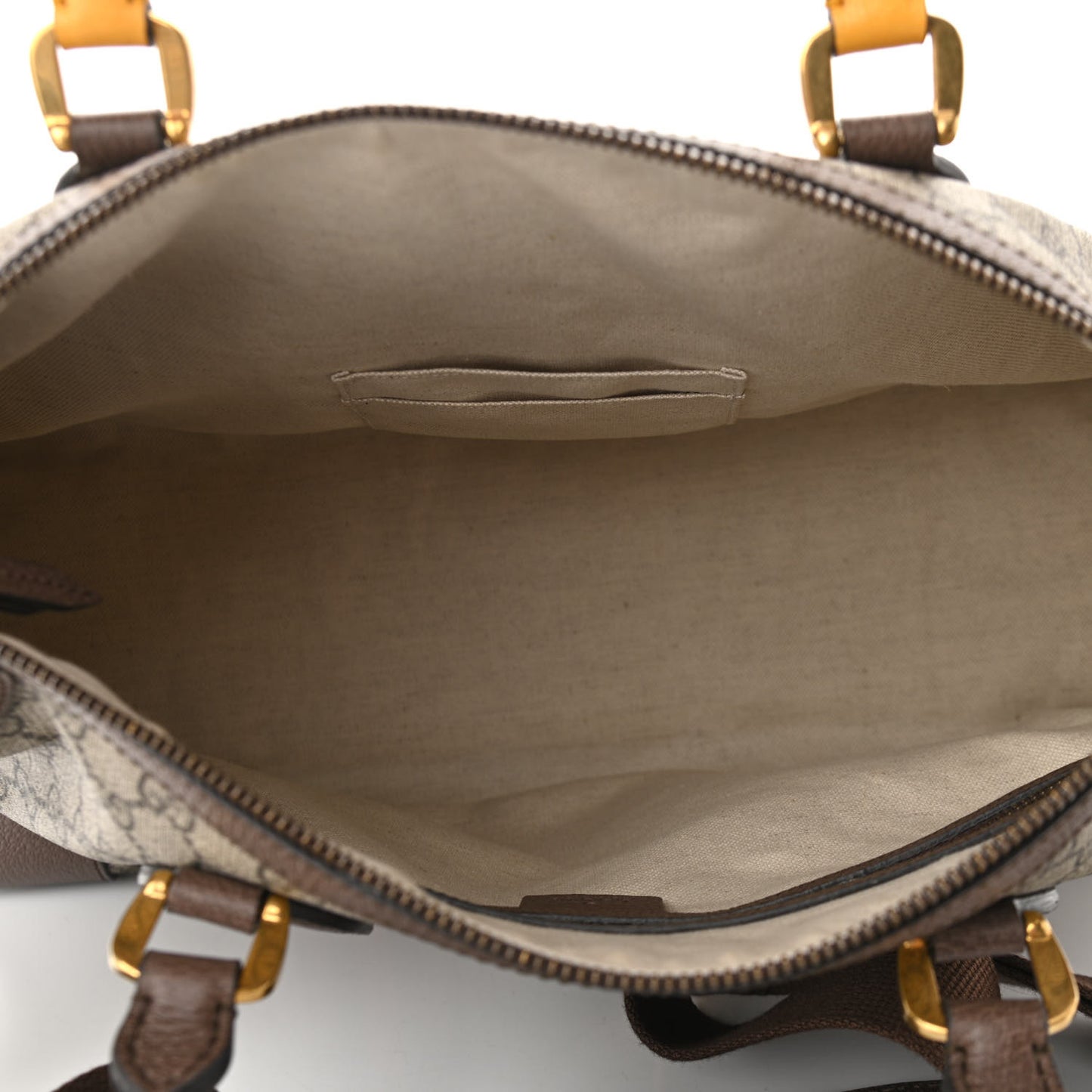 Soft GG Supreme Monogram Web Neo Vintage Duffle Bag Beige New Acero Crop