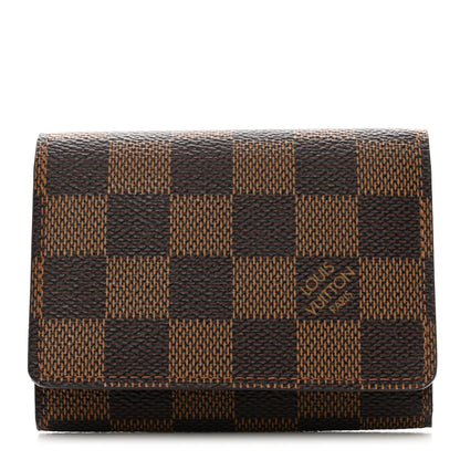 Louis Vuitton Damier Ebene Business Card Holder 1 of 8