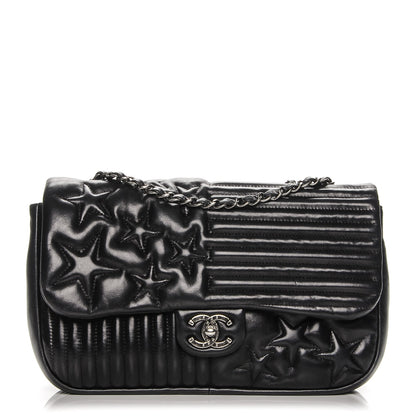 Chanel Lambskin Quilted Jumbo Paris Dallas Single Flap Black 1 of 8