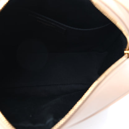 Saint Laurent Calfskin Matelasse Monogram Lou Camera Bag Nude Powder 5 of 9