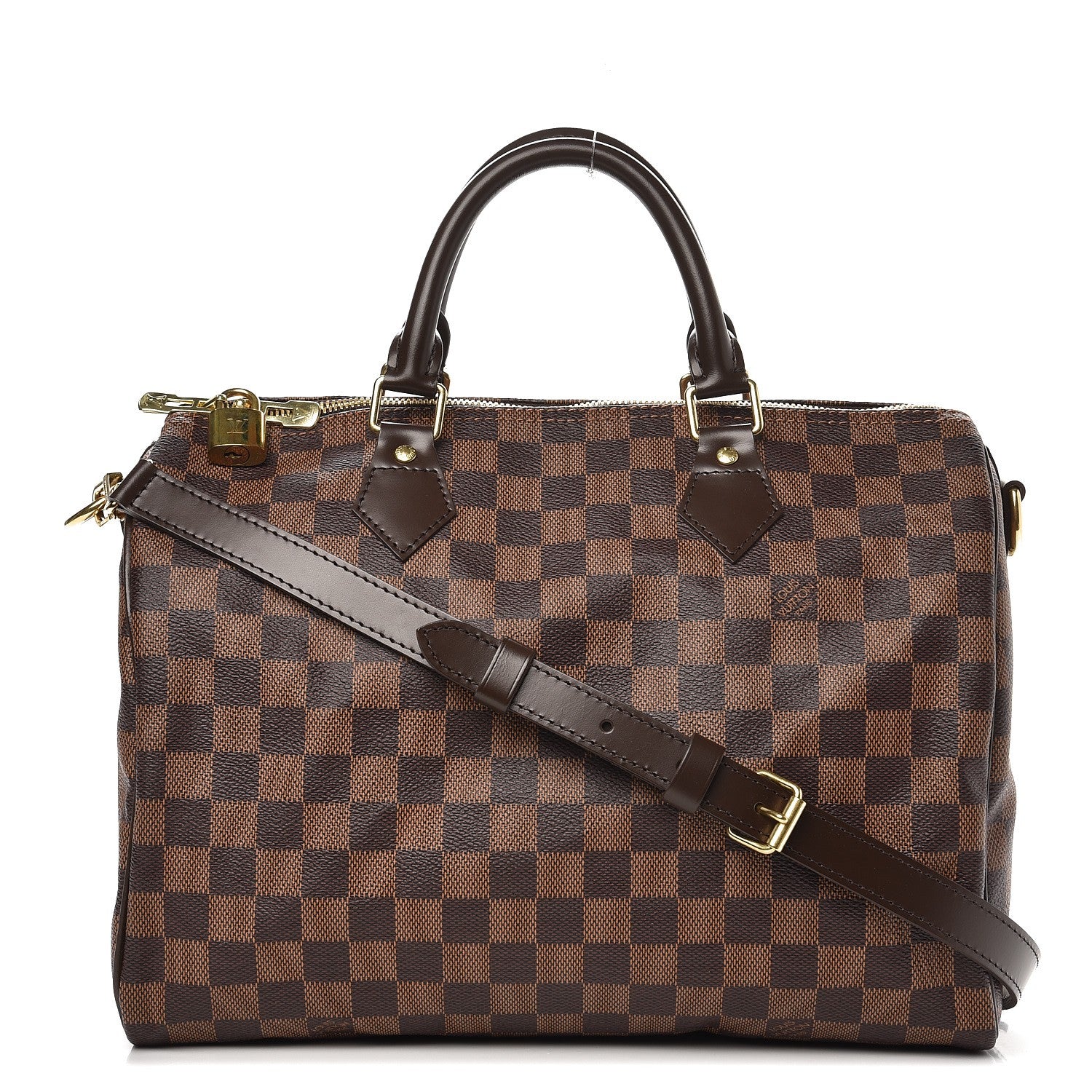 Louis Vuitton Damier Ebene Speedy Bandouliere 30 1 of 7
