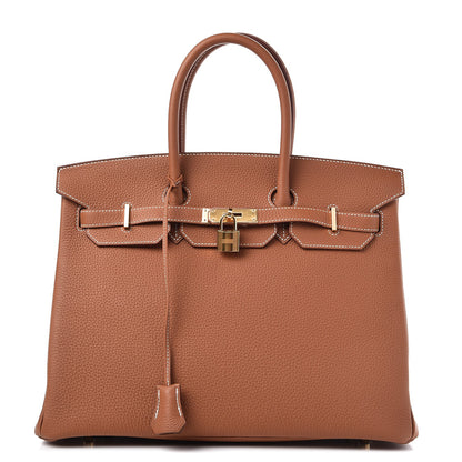 Hermes Togo Birkin 35 Gold 1 of 30