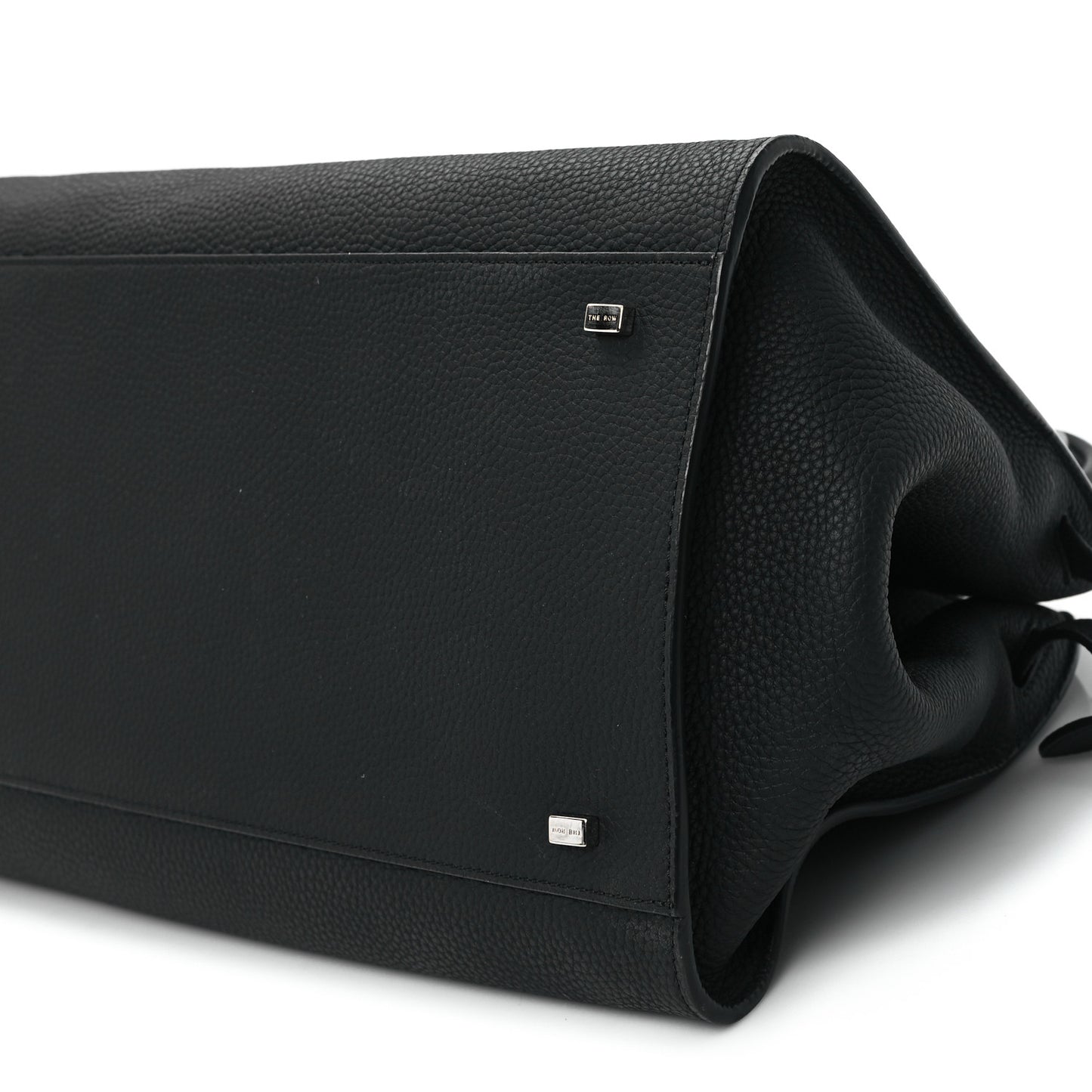 Matte Grained Calfskin Soft Margaux 15 Black