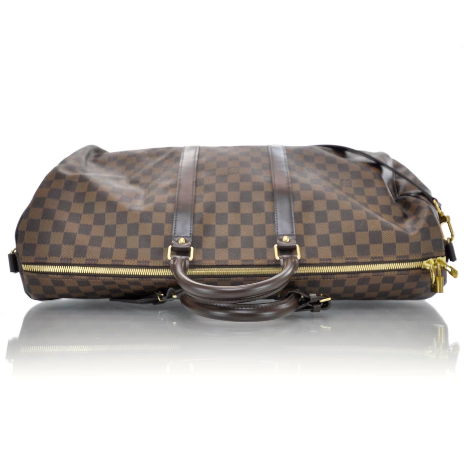 Louis Vuitton Damier Ebene Keepall BandouliÃ¨re 55 5 of 10