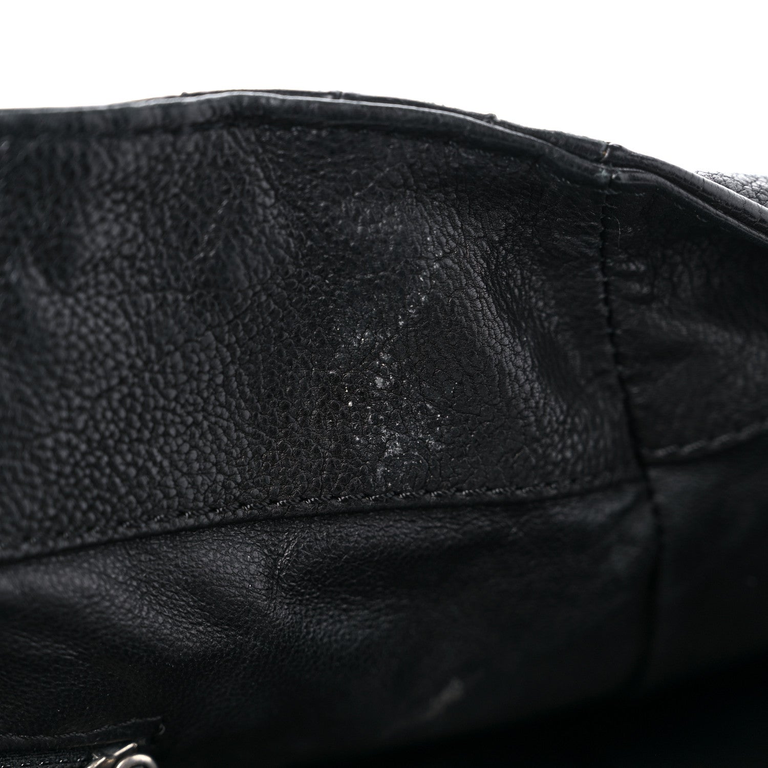 Chanel Glazed Calfskin East West Modern Chain Tote Black 13 of 15