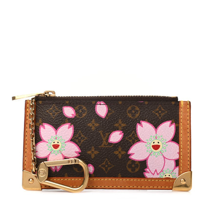 Louis Vuitton Monogram Cherry Blossom Key Pouch Brown 1 of 6