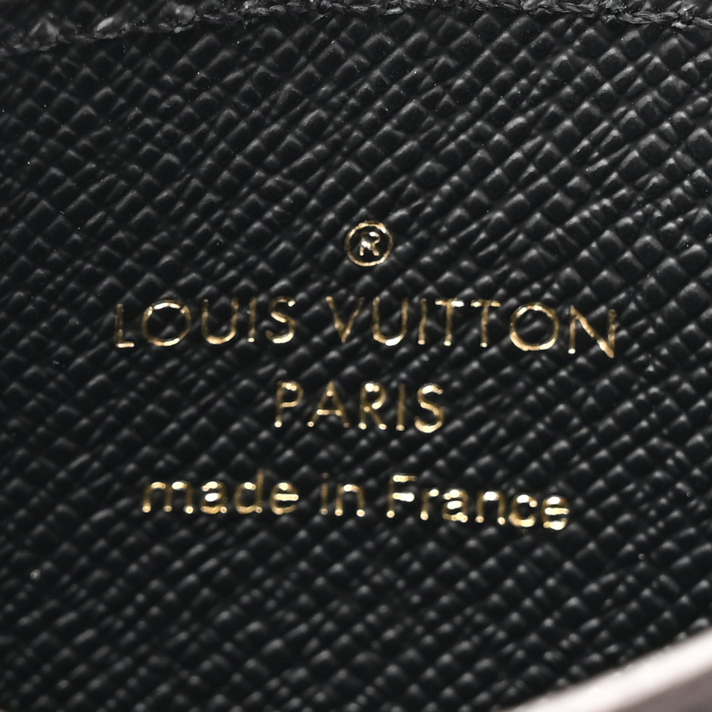 Reverse Monogram Side Up Card Holder
