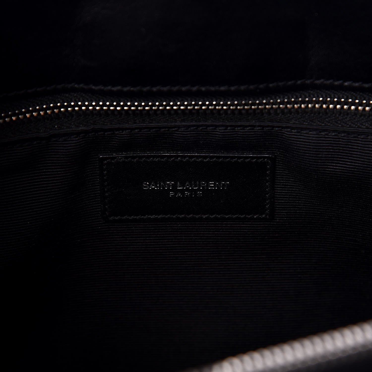 Saint Laurent Calfskin Classic Monogram Shopping Bag Black 7 of 12