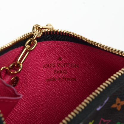 Louis Vuitton Monogram Multicolor Key Pouch Black Grenade 6 of 7