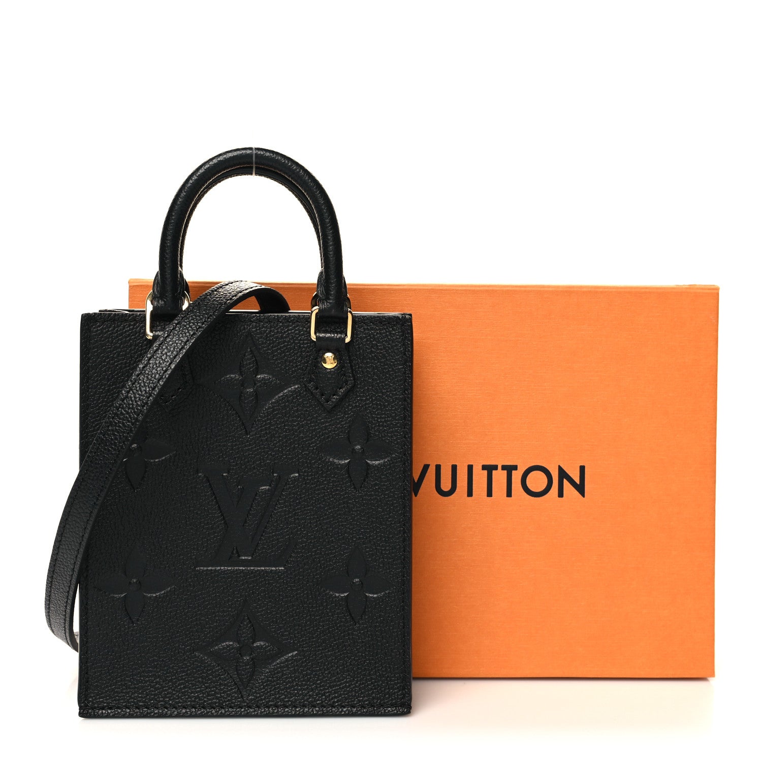 Louis Vuitton Empreinte Monogram Giant Petit Sac Plat Black 10 of 10