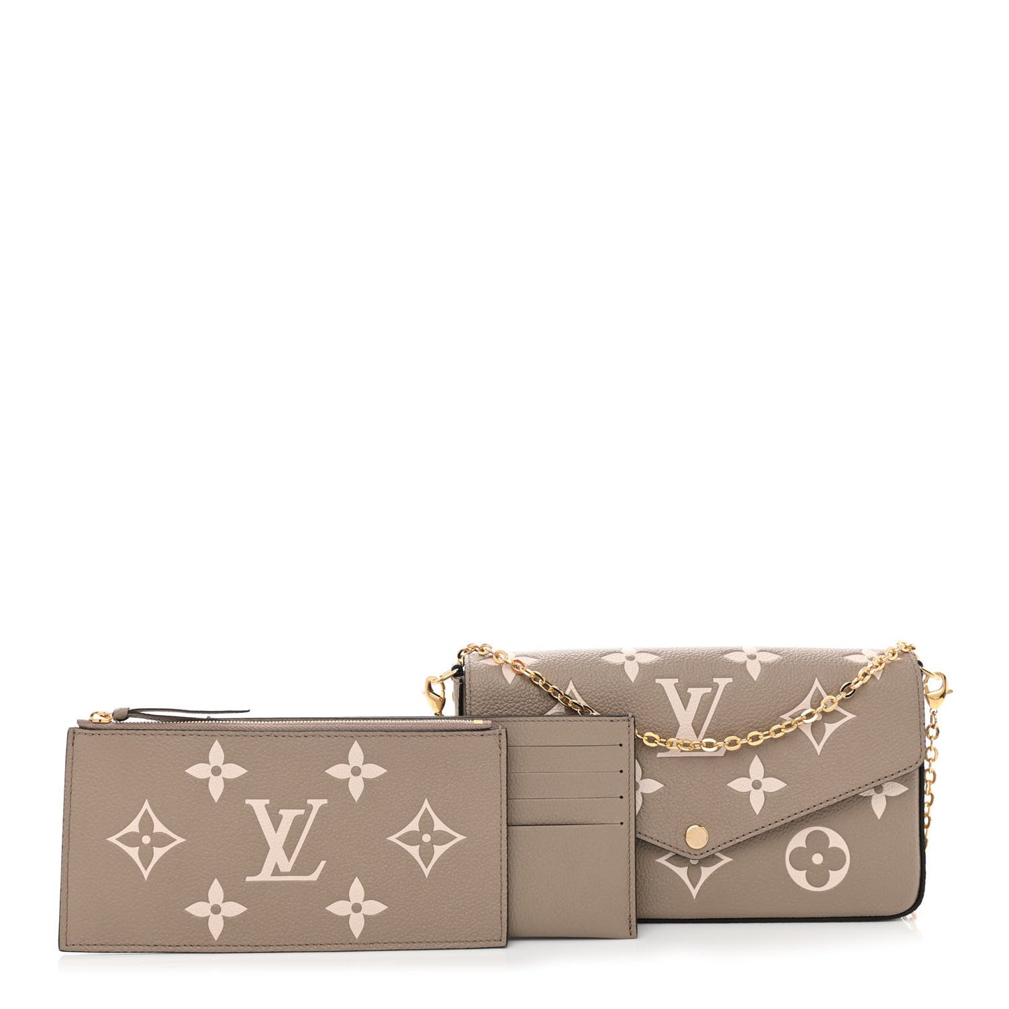 Empreinte Monogram Giant Felicie Pochette Tourterelle Creme