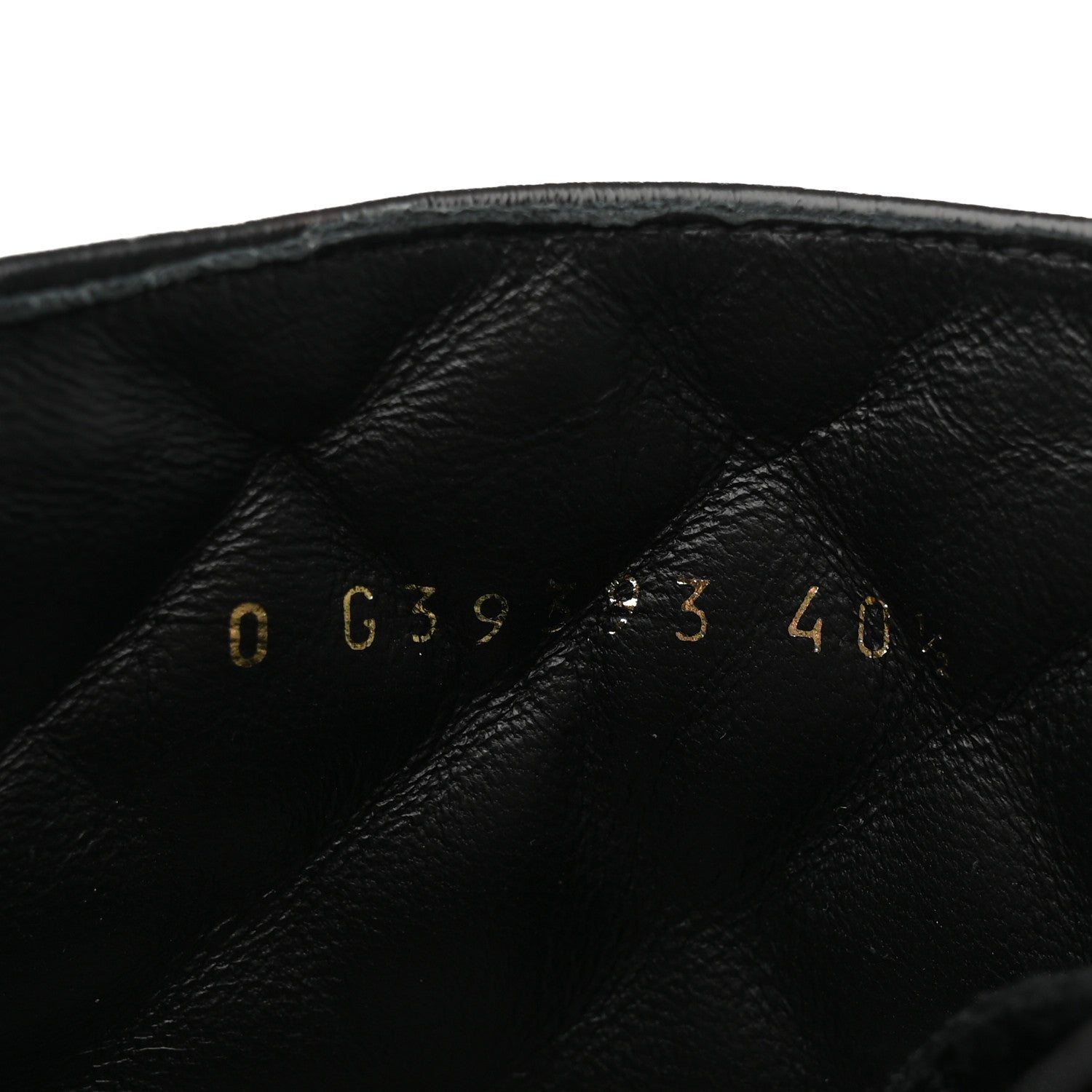 Chanel Shiny Calfskin Patent Quilted Chain Lace Up Combat Boots 40.5 Black 6 of 8