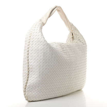 Bottega Veneta Nappa Intrecciato Maxi Veneta Hobo White 3 of 16