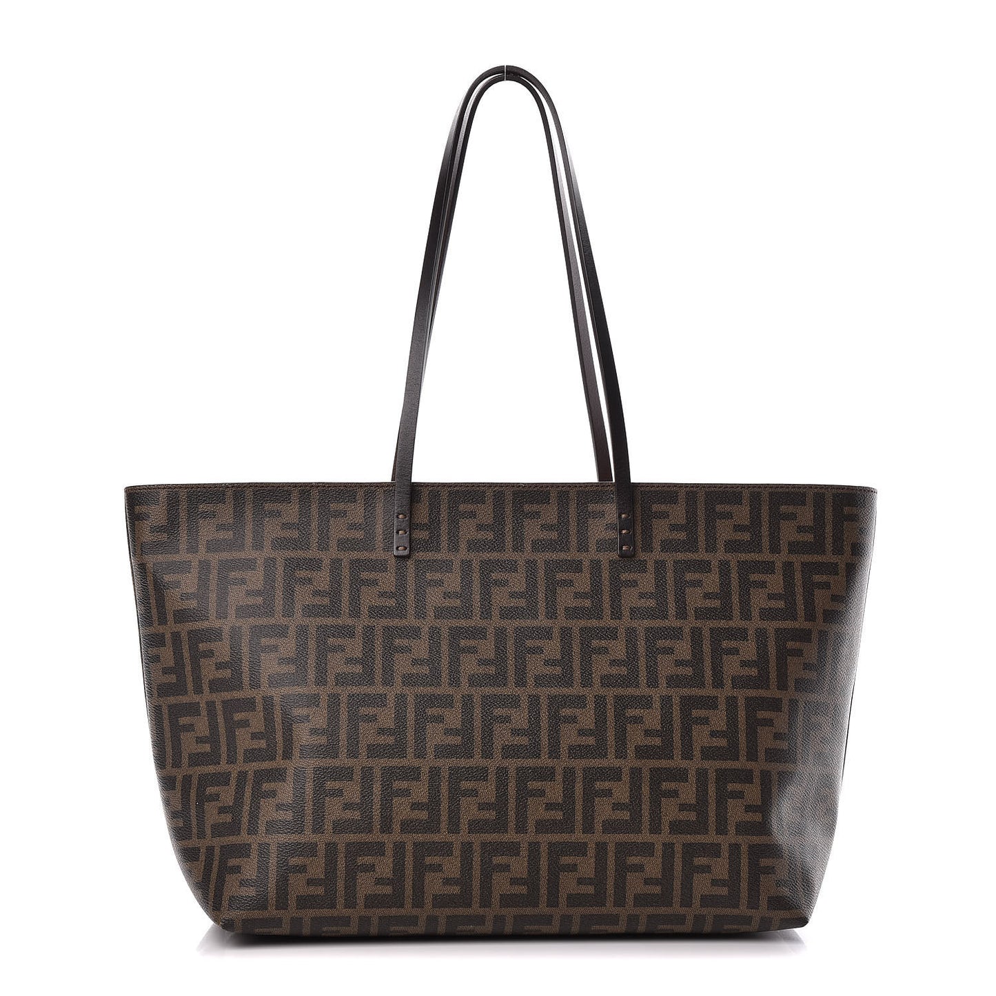 Zucca Spalmati Medium Roll Tote Tobacco Moro
