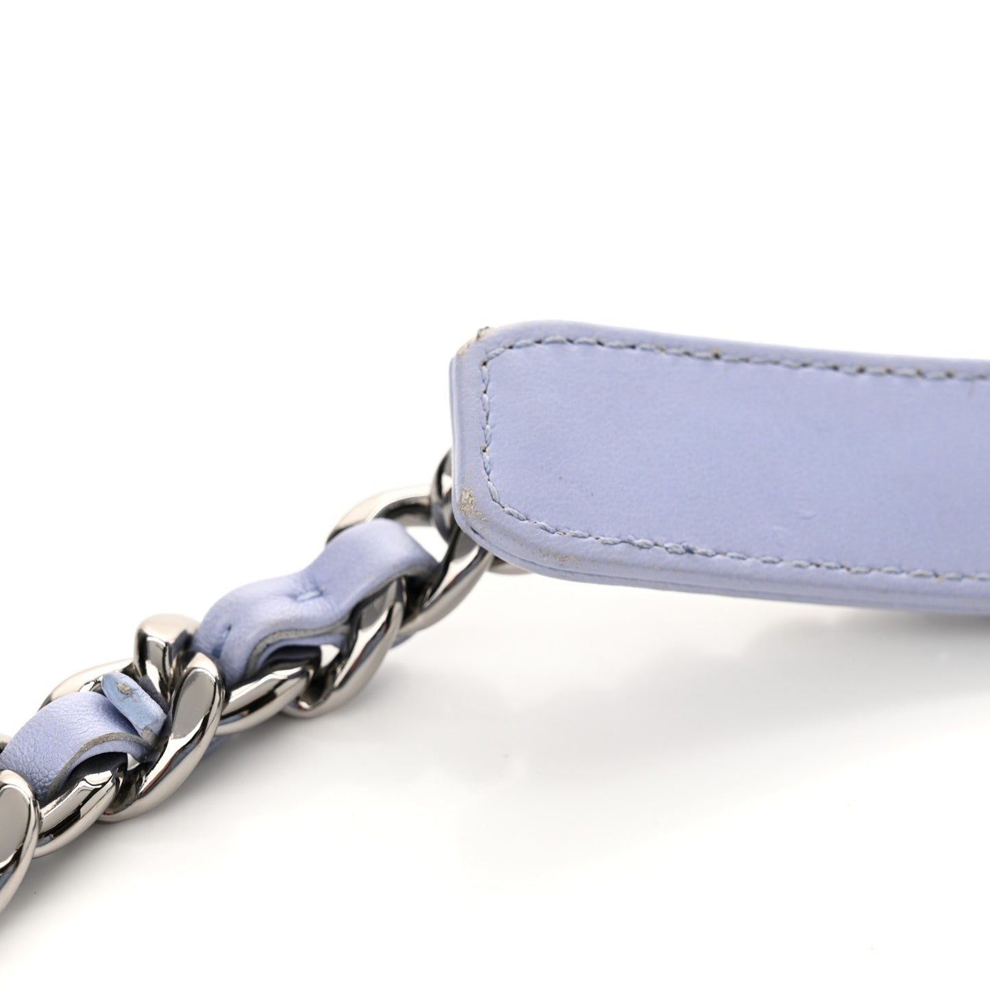 Jersey Lambskin Quilted Medium Chanel 19 Flap Light Blue