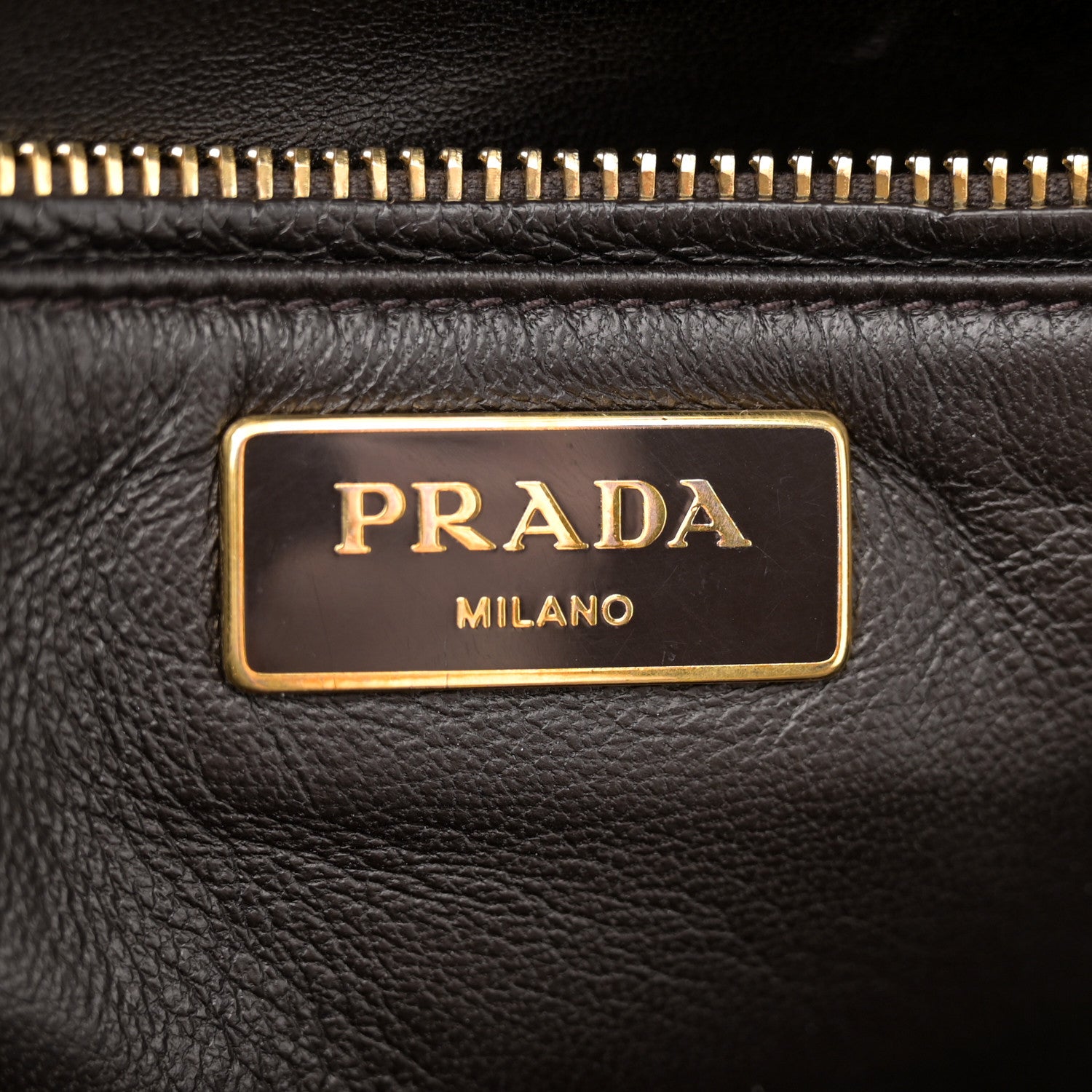 Prada Cavallino Leopard Print Twin Pocket Tote Miele Moro 7 of 14