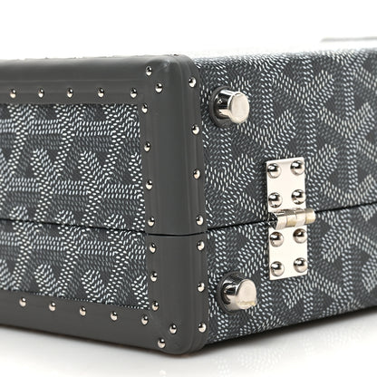 Goyard Goyardine Grand Hotel Trunk Bag Grey 8 of 9