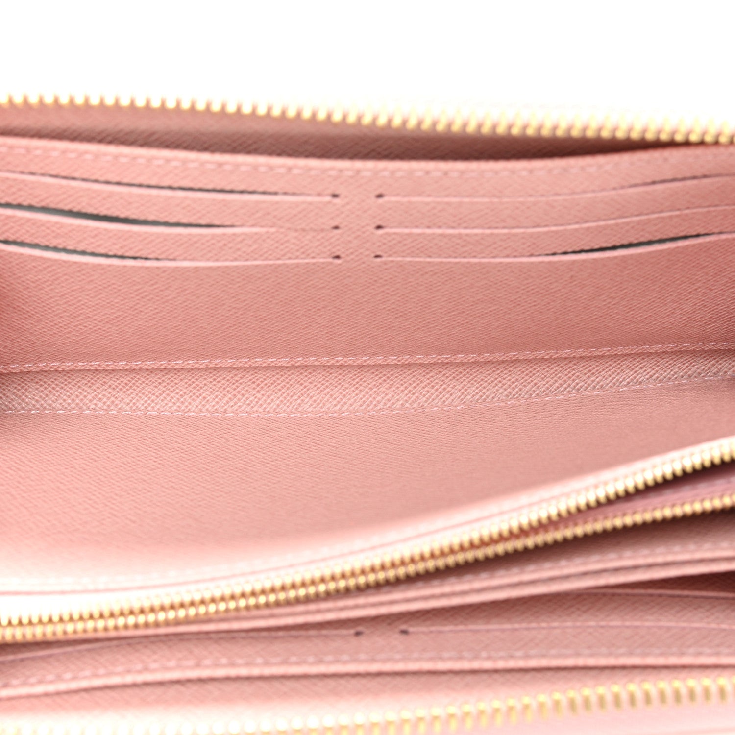 Louis Vuitton Damier Azur Clemence Wallet Rose Ballerine 5 of 13