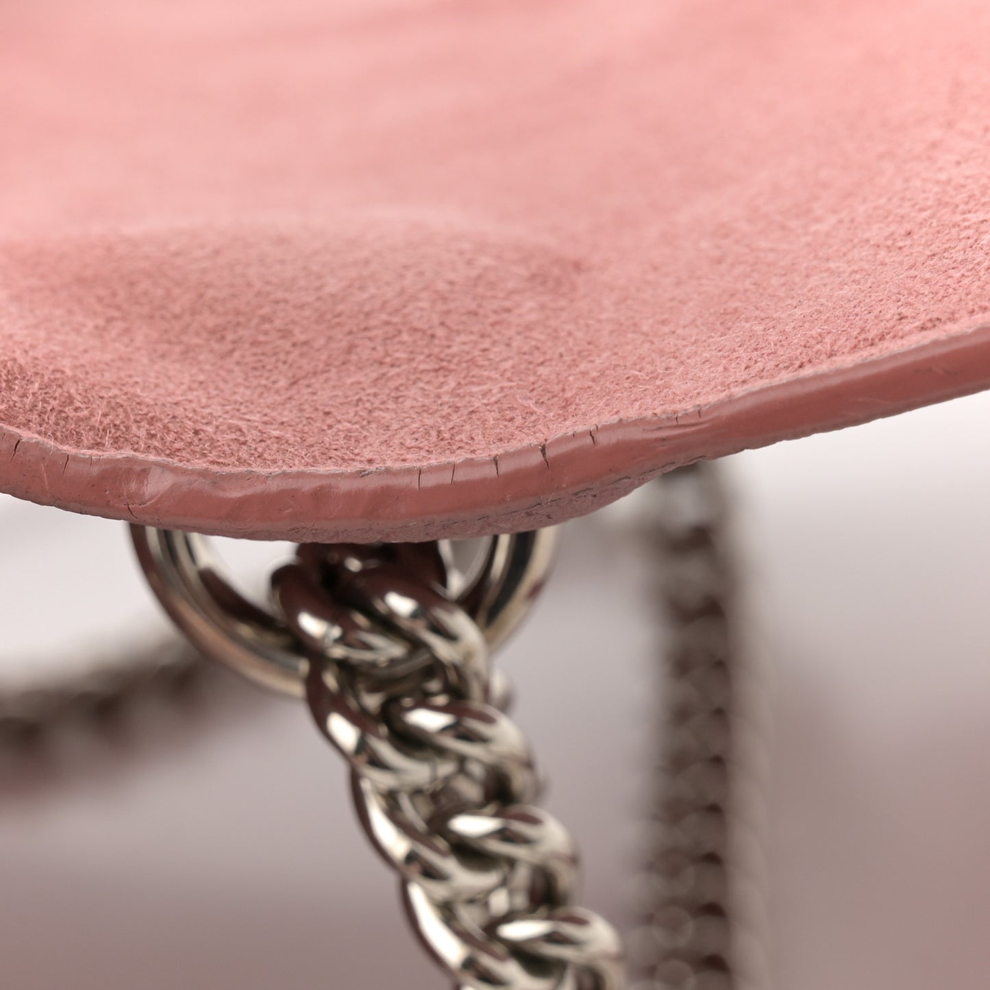 Soft Calfskin Mylockme Chain Bag BB Rose Boudoir Lie de Vin