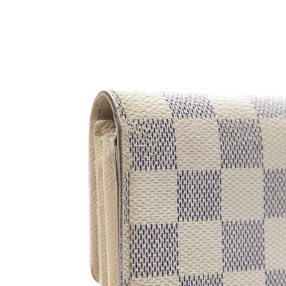 Louis Vuitton Damier Azur Sarah Wallet 11 of 13