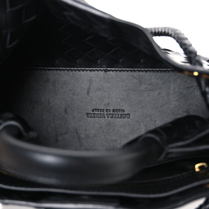 Bottega Veneta Nappa Intrecciato Small Andiamo Shoulder Bag Black 4 of 8