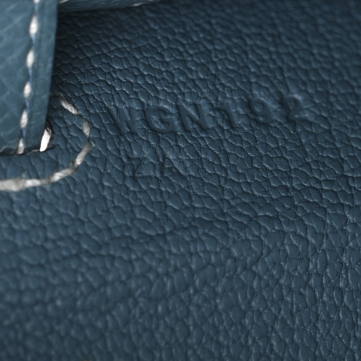 Hermes Epsom Kelly Sellier 25 New Blue Jean 7 of 11