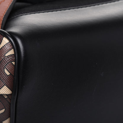 Burberry E-Canvas Monogram Stripe Backpack Bridle Brown 10 of 12