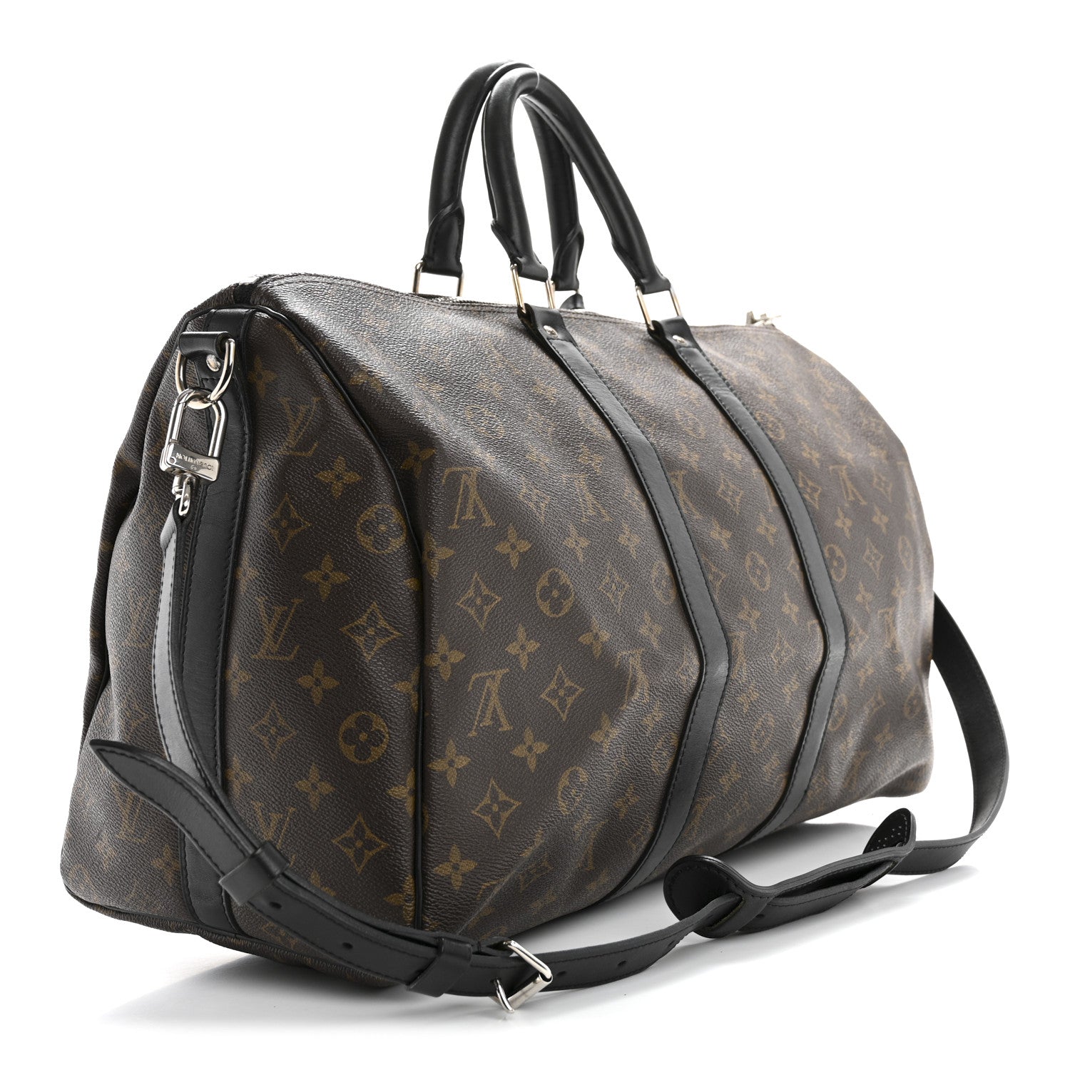 Louis Vuitton Monogram Macassar Keepall Bandouliere 45 2 of 14