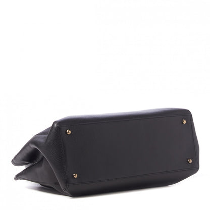 Chanel Calfskin Cerf Executive Shopper Tote Black 4 of 9