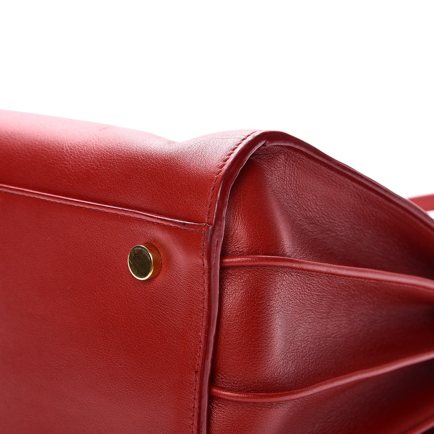 Grained Calfskin Small Sac De Jour Lipstick Red