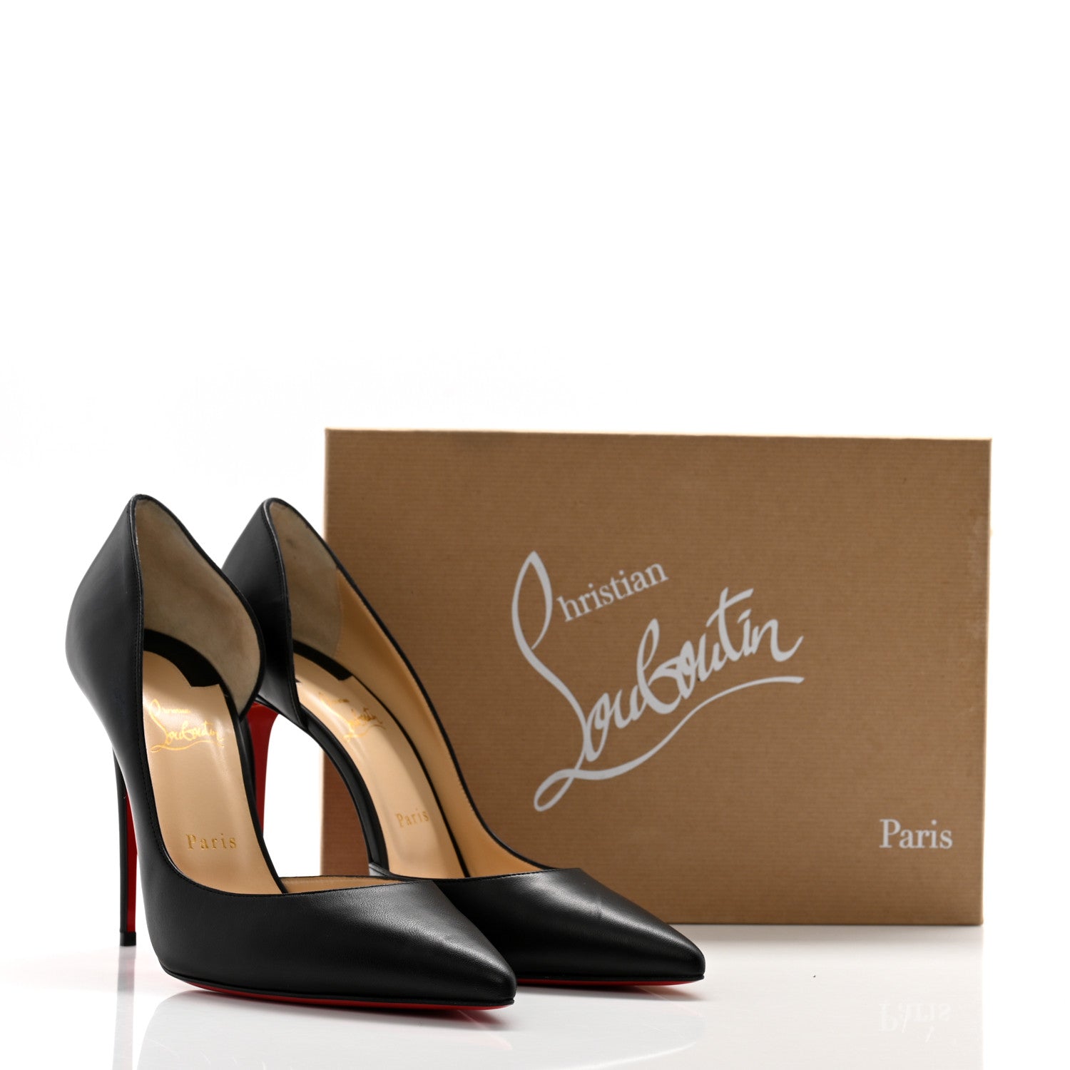 Christian Louboutin Shiny Nappa Iriza 100 Pumps 41.5 Black 9 of 9