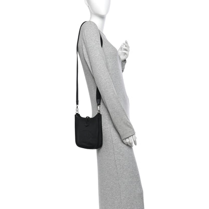 Hermes Taurillon Clemence Evelyne TPM Black 2 of 10