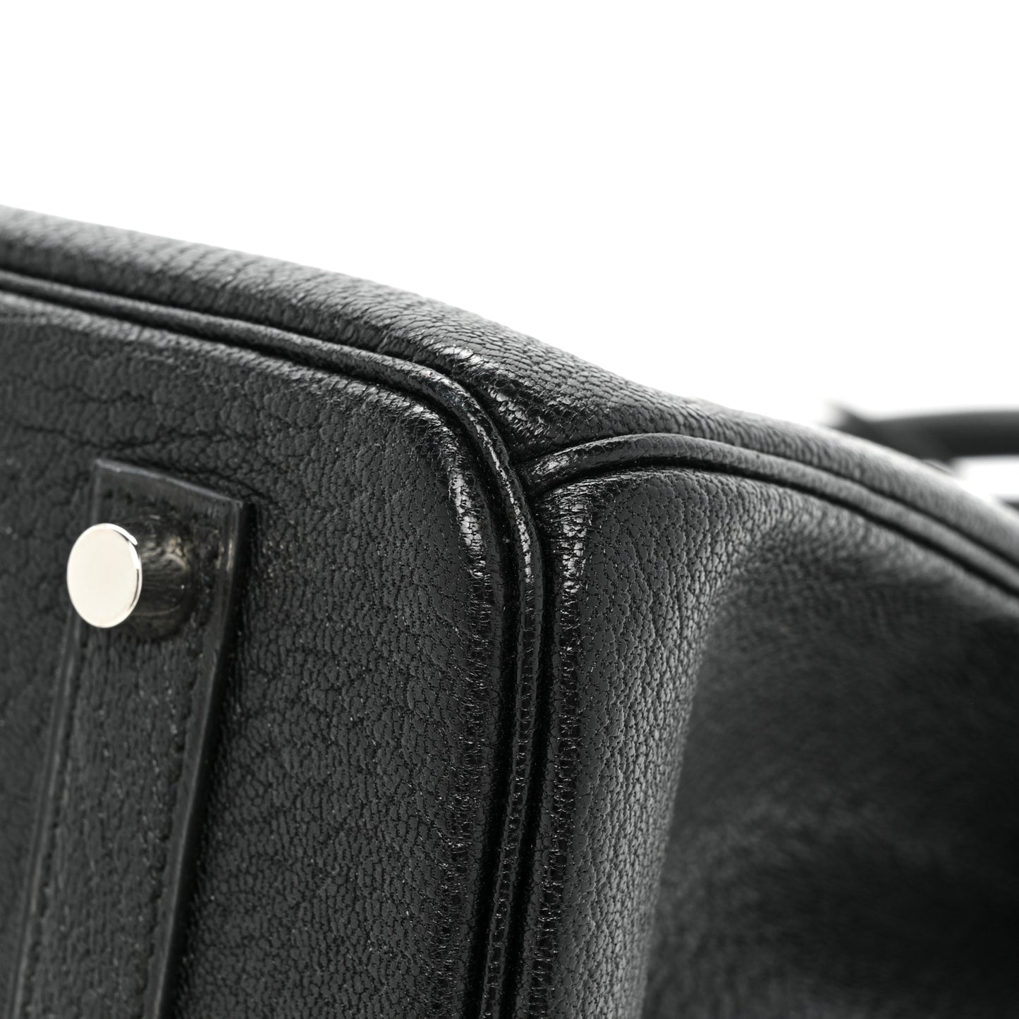 Chevre De Coromandel Birkin 35 Black
