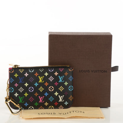 Louis Vuitton Monogram Multicolor Key Pouch Black Grenade 5 of 8