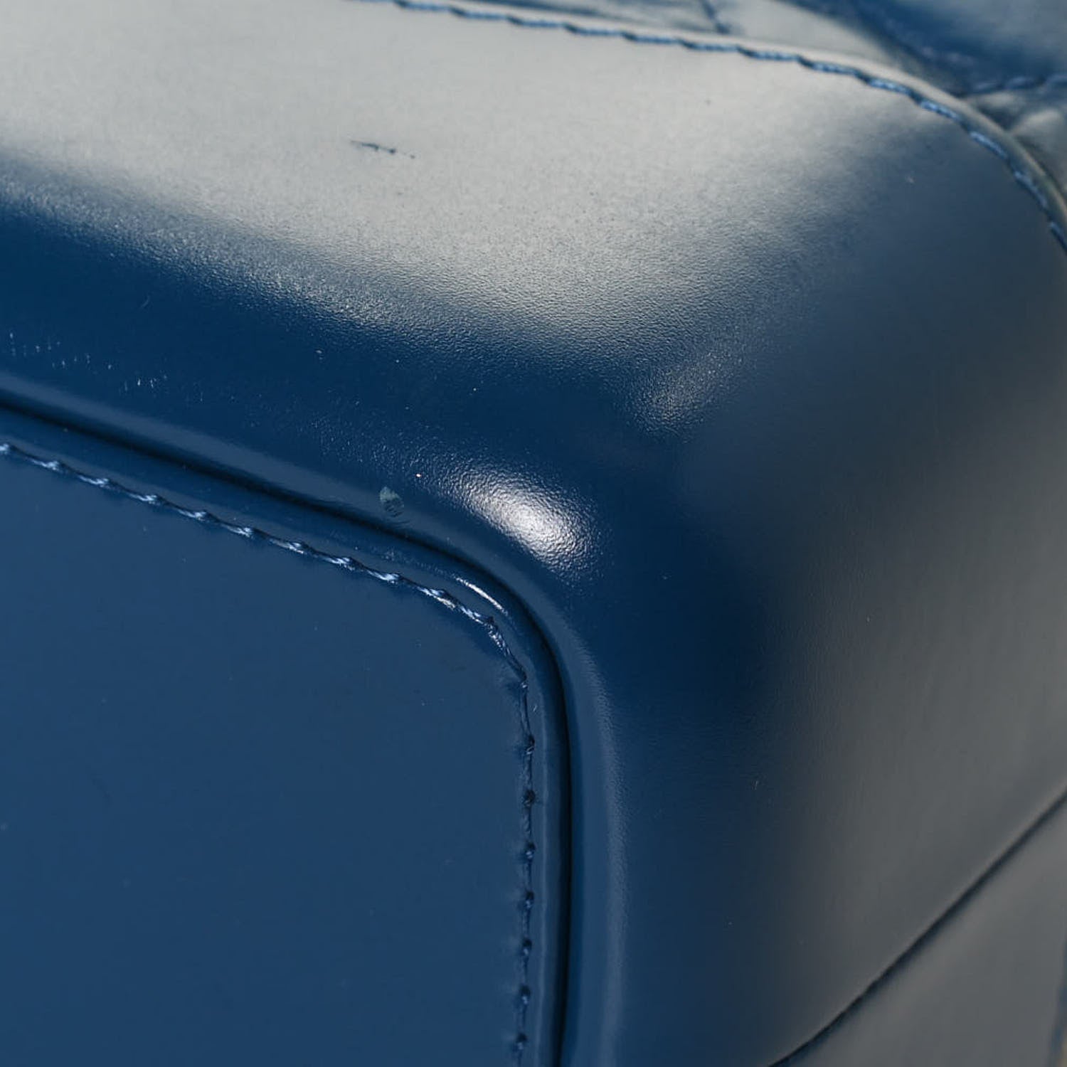Chanel Aged Calfskin Quilted Small Gabrielle Backpack Blue 10 of 11