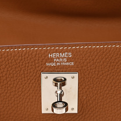 Hermes Togo Kelly Retourne 35 Gold 6 of 10